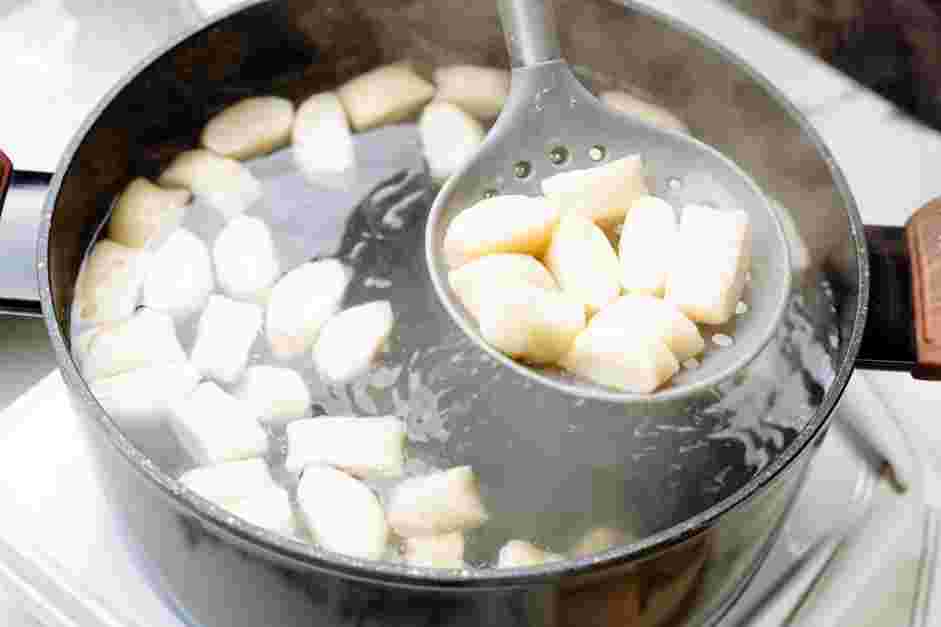 Ricotta Gnocchi with Sage Brown Butter Recipe: When the gnocchi float to the top, about 2 minutes, cook them for 1 minute longer and then remove with a slotted spoon to a serving bowl.