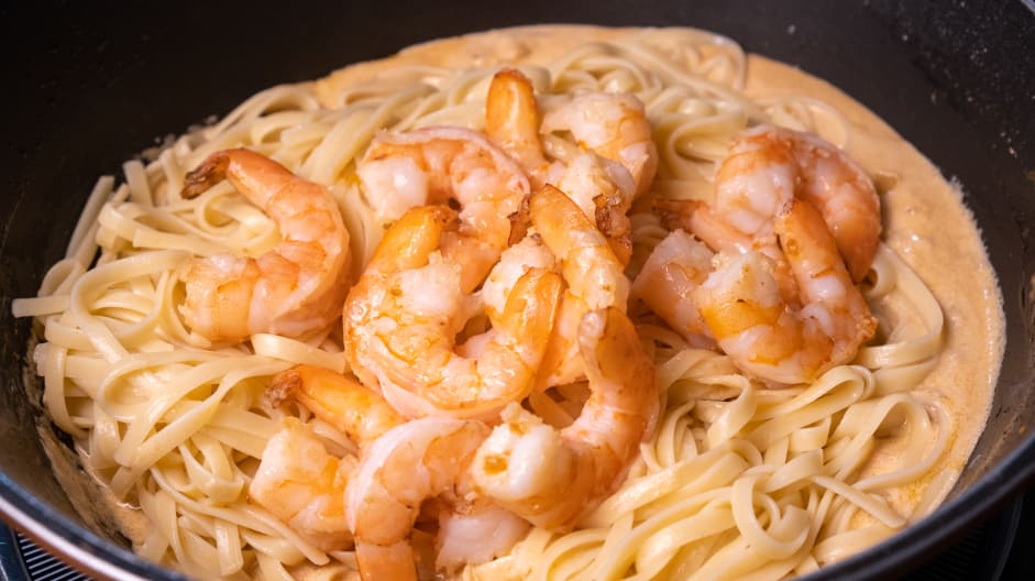 Garlic Butter Shrimp Pasta Recipe Cozymeal
