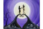 Purple Moonlit Embrace