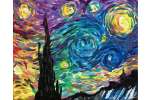 A Rainbow Take on Starry Night