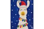 Holiday Llama Kids Canvas