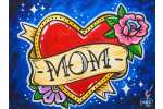 Mom Tattoo on Canvas