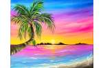Coastline Palette: Beach-Themed Canvas - Baytown