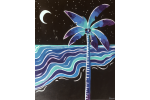 Palm Against the Ocean