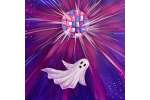 Colorful Disco Dancing Ghost