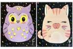 Squishy Owl & Kitty - Pasadena