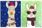 Cute Holiday Llamas - Family Fun