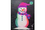 Neon Snowman