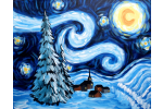 Starry Winter Night