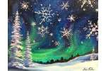 Serene Snow Falling
