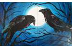 Ravens Under Romantic Moonlight - Pearland
