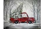 Holiday Pine Truck