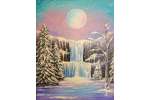 Majestic Frozen Falls