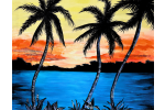 Beautiful Island Sunset