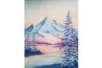 Pink Mountain Sunset
