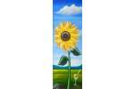Solitary Sunflower in Field - Pasadena