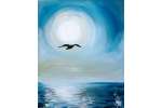 A Bird in Moonlight Flight - Houston