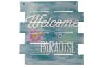 Welcome Home Floral Sign