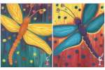 Dragonflies in Vibrant Colors