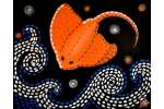 Van Gogh's Style Majestic Stingray