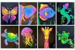 Cute Glowing Animal Art