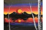 Sunset Over Colorado Mountains