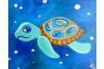 Swimming Sea Turtle Magic