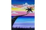 Sunset Palm Tree Silhouette
