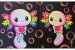 Rainbow Axolotl Love