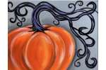 Stylish Swirling Pumpkin