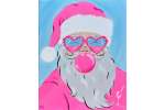 Santa's Chic and Blowing Bubbles