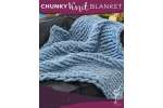 Cozy Blue Knit Blanket