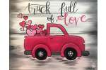 Truck Hauling a Bed Full of Hearts - Baytown