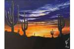 Dreamy Desert Sunset