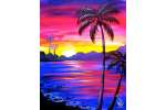 Bright Tropical Sunset - Pasadena