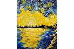 Swirly Sunset Canvas - Pasadena