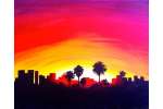 Blazing City Sunset