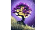 Moonlit Purple Tree