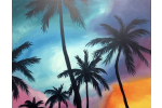 Blazing Beach Sunset