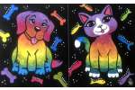A Rainbow Furry Friend