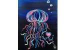 A Glowing Jellyfish