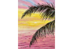 Sunset Palm Paradise