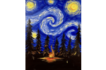 Campfire Under the Stars