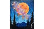 Mystical Red Moon