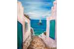 Santorini Streets and Seas