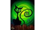 Black Cat and Spooky Spider