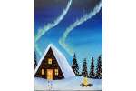 Cozy Snowy Cabin