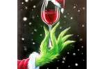 A Grinchy Glass of Wine