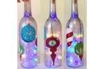 Frosty Ornament Wine Bottle - Tampa