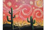 Starry Night Saguaros - Tyler